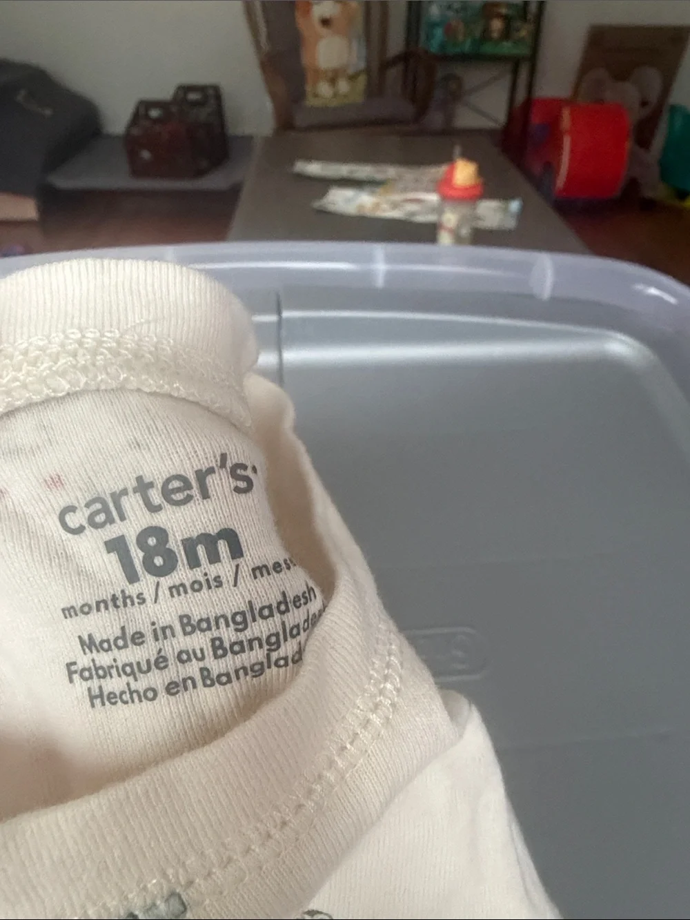 Carter's Cream Onesie with Surf Van & Wave Print